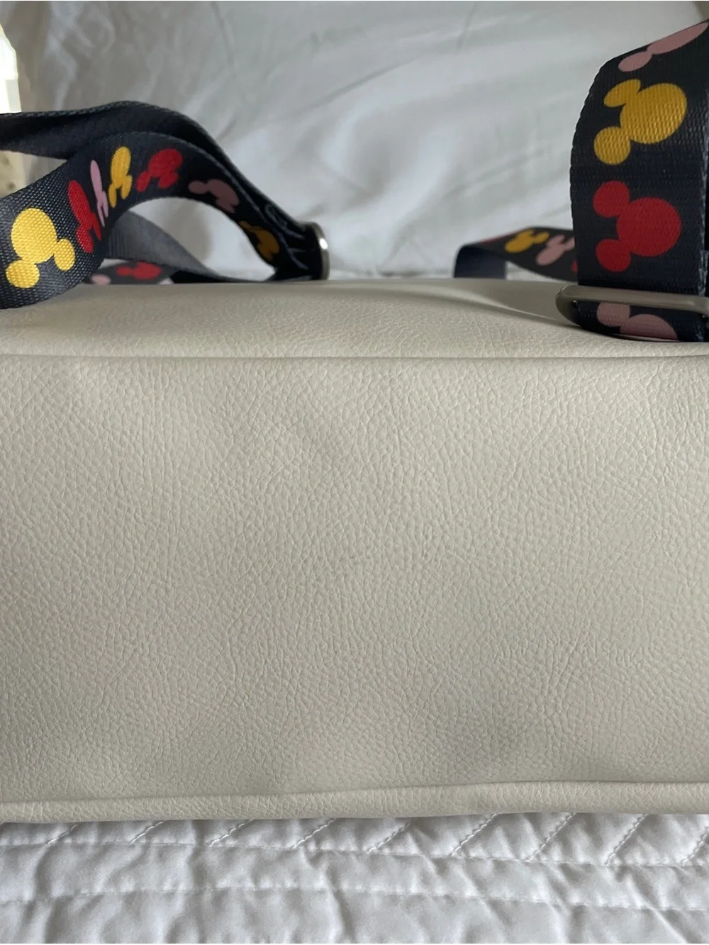 Hard-to-find NWT Freshly Picked Disney Mickey Diaper Bag Backpack Leather